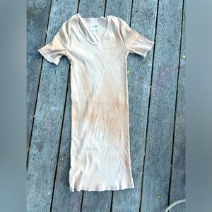 Rudy Jude backyard dress: avocado dyed